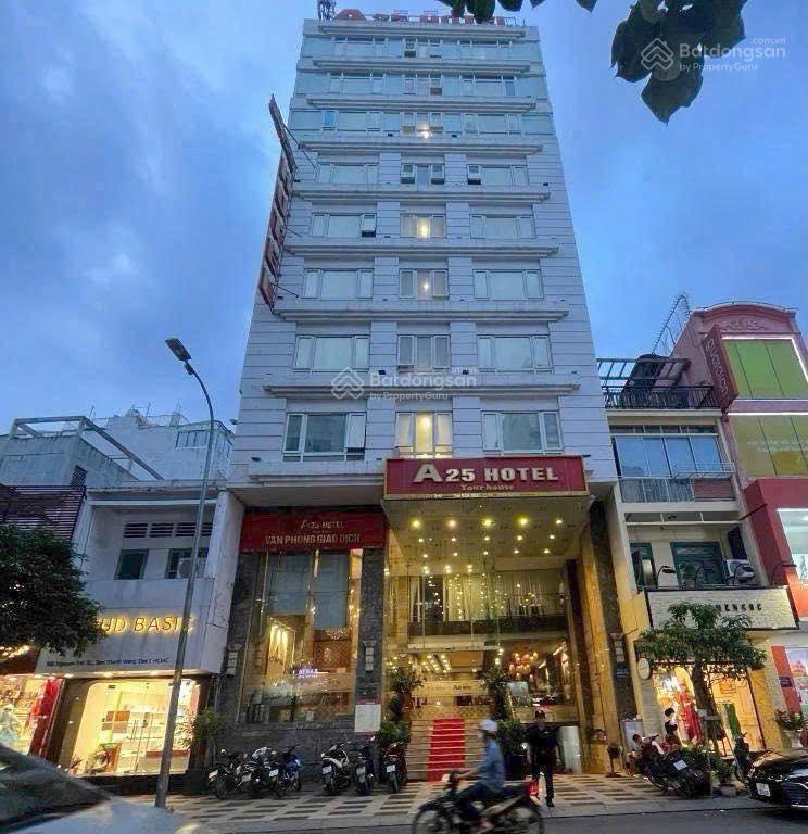 Khách sạn mặt tiền 180182184 nguyễn trãi,p.bến thành,quận 1ngang 12 dài 20m235m2hầm 10 tầng!