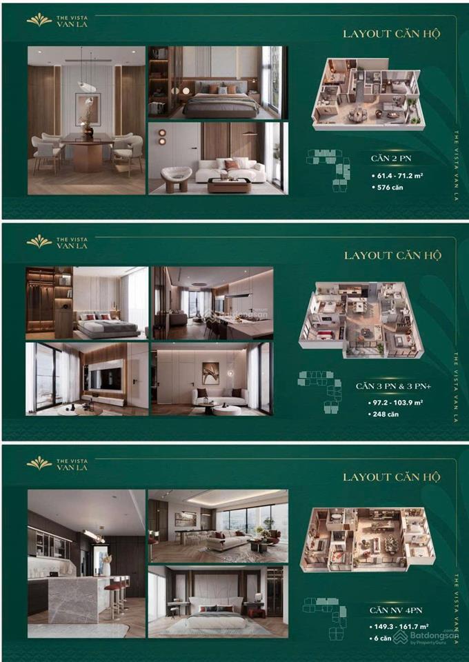 Chỉ 15% đã sở hữu ch cao cấp vista van la mặt đường nguyễn trãi kéo dài, cạnh metro cát linh  hđ