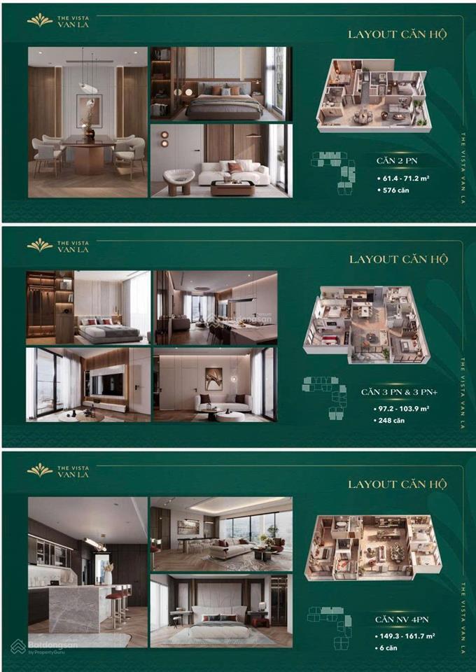 Tôi bán căn hộ 2pn 62m2 chung cư vista van la, chiết khấu lên đến 13,5%, vay bank miễn lãi 24 tháng