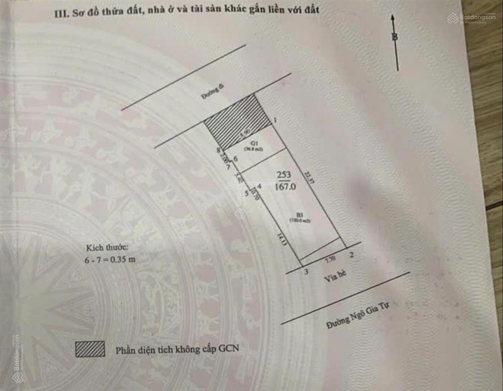 Siêu hiếm! bán nhà mặt phố ngô gia tự, đức giang, long biên, hà nội, 167m2