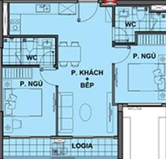 Giá hời thị trường 2pn 2wc 63m2 the beverly chỉ 3.910 tỷ