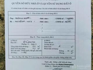 Bán nhà 69m2 đường bình thới quận 11, 5,5x12m giá 4,3 tỷ ,  q11