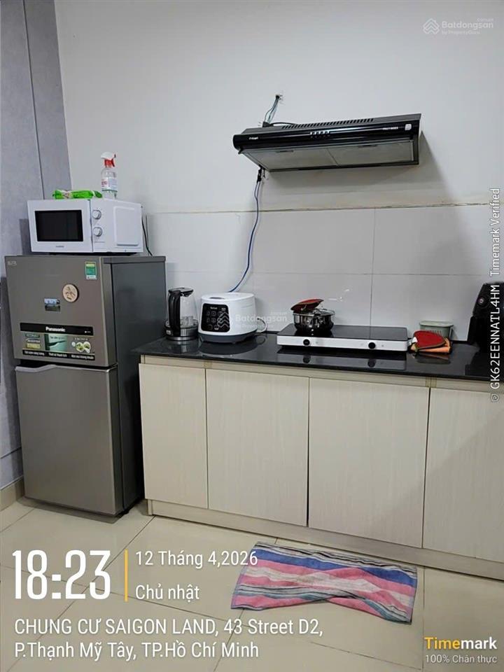 Bán gấp chung cư saigonland, 2pn, 1wc, 60m2 lầu thấp