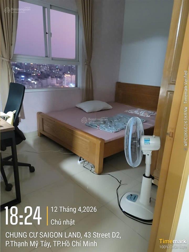 Bán gấp chung cư saigonland, 3pn 2wc, full nt