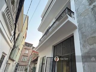 Bán nhà mặt ngõ ô tô 4m, tại phương lưu, 46m2 4 tầng, 4 ngủ, dân xây độc lập, sân cổng, giá 3,79 tỷ