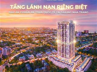 Chính thức! bán căn hộ chung cư 2pn 76m2 dự án sailing nha trang 3 mặt view biển.sổ hồng lâu dài