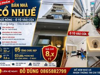Bán nhà đẹp cổ nhuế, đông ngạc, hà nội, ngõ nông thẳng, ô tô vào cửa, dân cư văn minh, ở sướng...