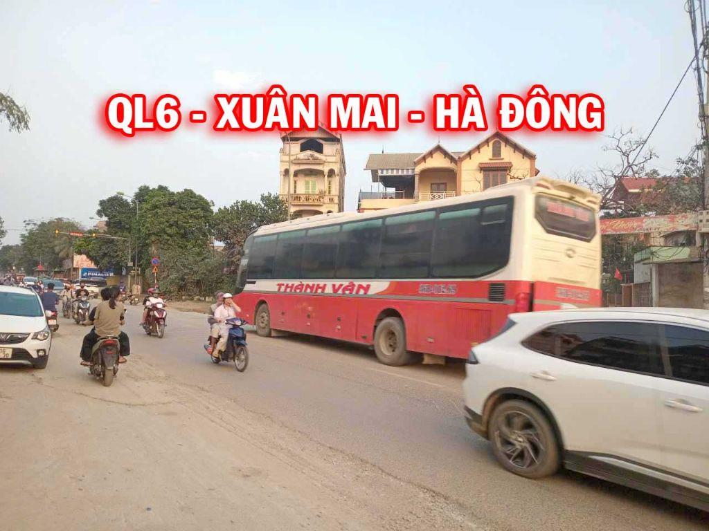 Bán lô đất 70m² Gần khu Tái Định Cư 27ha tại Thị trấn Xuân Mai, cách QL6 hơn 200m. Đường thông ô tô tải đỗ cửa