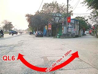 🔴 ĐẤT XUÂN MAI - ĐẤT NHÀ DÂN CẮT BÁN - GẦN QL6 và  KHU TÁI ĐỊNH CƯ 27ha TIÊN TRƯỢNG, Thửa đất  70m² 