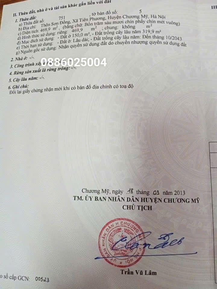 🔥 Đất Chương Mỹ - Mặt đường kinh doanh 🔴 Mảnh đất 469,9m² có sẵn Nhà Xưởng tại Sơn Đồng, Tiên Phương, Chương Mỹ 
