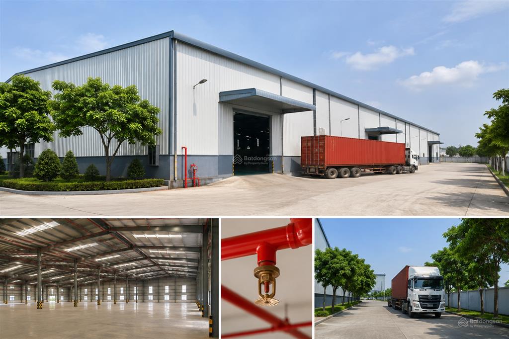 Cho thuê kho, nhà xưởng 2.500m2 tại hòa cầm  pccc tự động  chỉ 60.000đ/m2/th