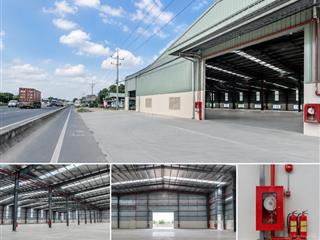 Cho thuê kho  xưởng 1.300m2 mặt tiền quốc lộ 1a  sẵn pccc  giá chỉ 50k/m2/th