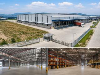 Cho thuê nhà kho 2.000m2 kèm 3.000m2 đất tại ql1a  pccc tự động, dock, giá 70k/m2 có thương lượng