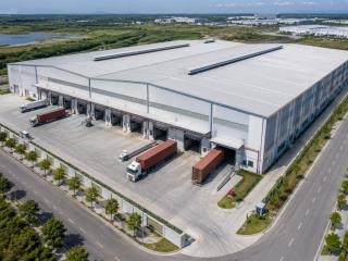 Cho thuê kho  nhà xưởng 5.000m2 mới xây tại hoà khánh  giá chỉ 60k/m2/th