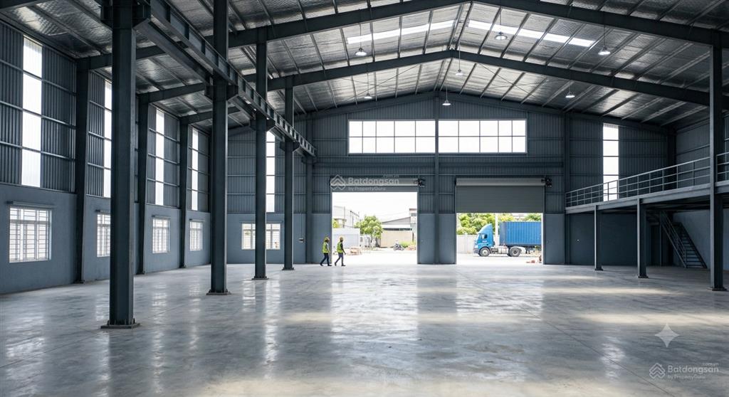 Cho thuê 1100m2 bãi có 440m2 nhà xưởng mới 100%, tại hòa khánh, giá 40 triệu