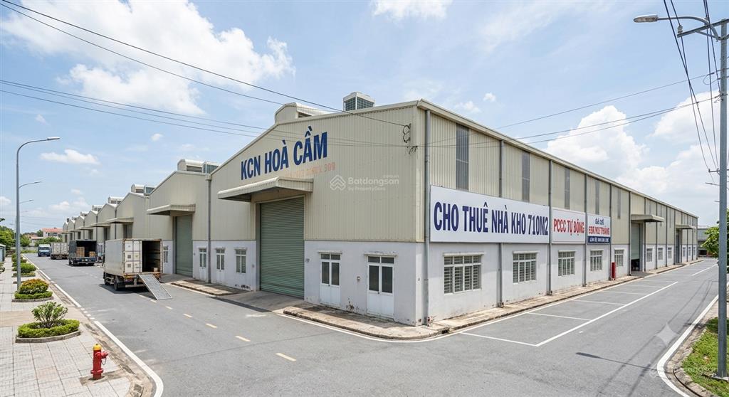 Cho thuê nhà kho 710m2 tại hoà cầm, pccc tự động, giá chỉ 65k/m2/th