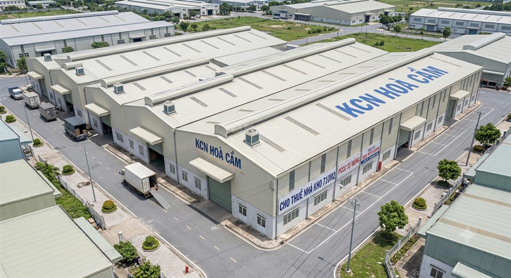 Cho thuê nhà kho 710m2 tại hoà cầm, pccc tự động, giá chỉ 65k/m2/th