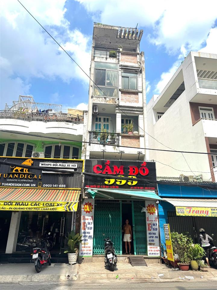 Mặt tiền kinh doanh đường nguyễn suý ngay chợ tân hương dt4x12.5m nhà 3 lầu st giá chỉ 10.9tỷ tl