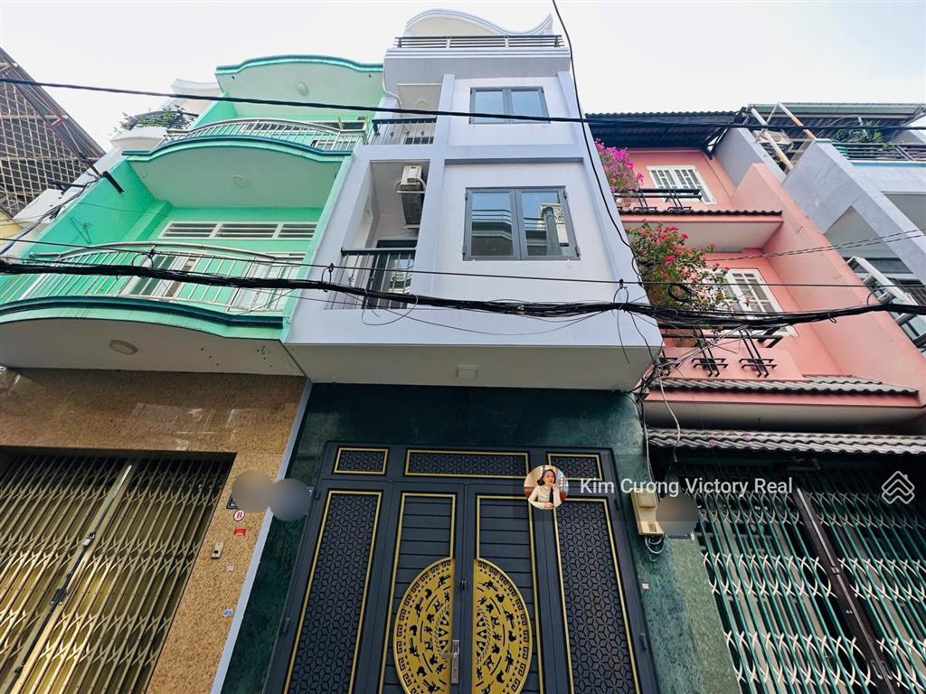 Bán nhà hxh 6m  xe hơi vào nhà 71/26 nguyễn bặc, phạm văn hai  dt 3.7x11m  3 lầu  chỉ 9.6 tỷ