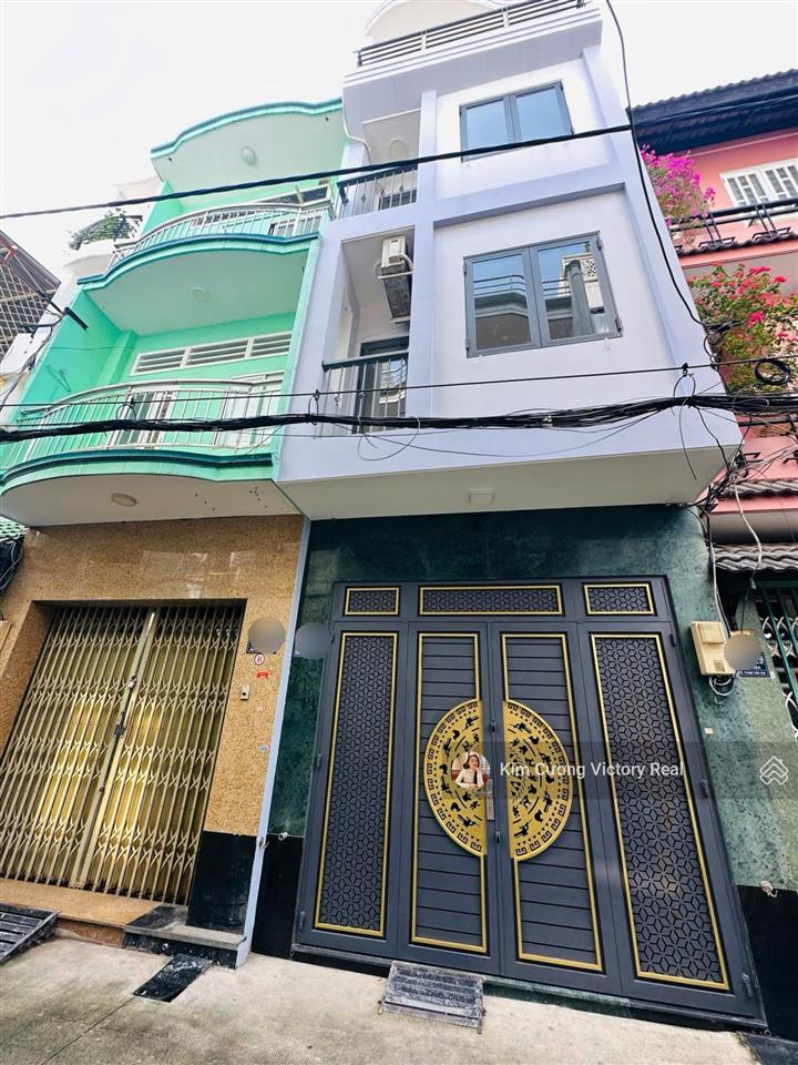 Bán nhà hxh 6m  xe hơi vào nhà 71/26 nguyễn bặc, phạm văn hai  dt 3.7x11m  3 lầu  chỉ 9.6 tỷ