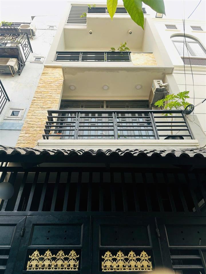 Bán nhà hẻm cách mạng tháng tám  dt 54m2 [3.8x14.5]m  nhà mới 100% 2 lầu st  chỉ 7.390 tỷ tl