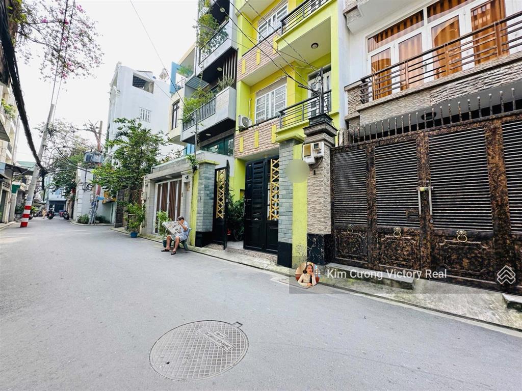 Chỉ 12.2 tỷ  bán nhà mặt tiền đường nguyễn bá tòng, ngã tư bảy hiền  dt 72m2 4x18m, 4 lầu nhà đẹp
