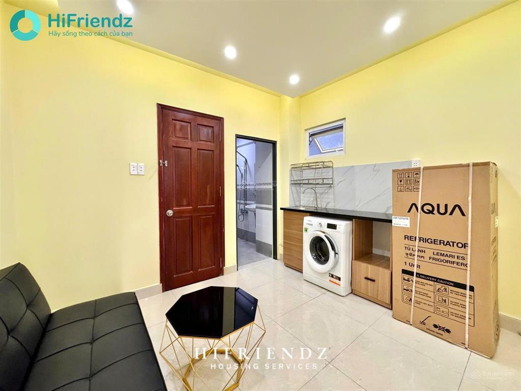 Căn hộ 1 phòng ngủ tách bếp 40m2 thoáng mát đầy đủ nội thất gần chung cư topaz parc mall quận 8