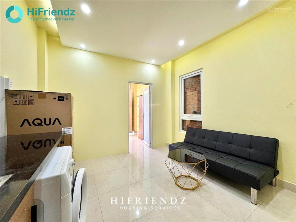 Căn hộ 1 phòng ngủ tách bếp 40m2 thoáng mát đầy đủ nội thất gần chung cư topaz parc mall quận 8