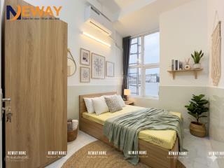Căn hộ chung cư mini 2 phòng ngủ cửa sổ view thoáng full nội thất ngay chân cầu chữ y  đường ô tô