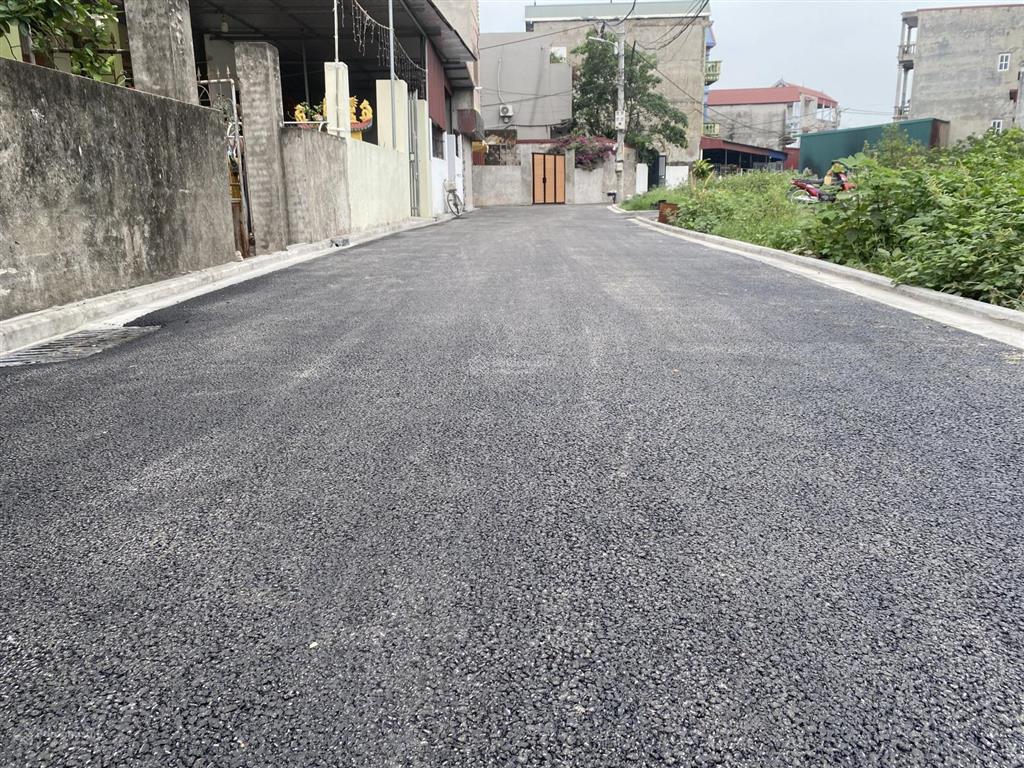 Đất đẹp tổ 9 tt quang minh  mê linh  hn. dt 66,1m²  100% đất thổ cư mt = hậu 4m