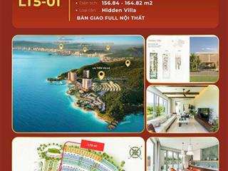 Căn góc biệt thự la tiên villa (libera nha trang) full nội thất chỉ 13.5 tỷ