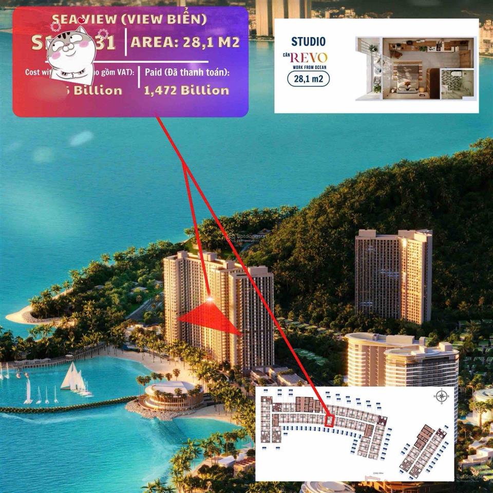 Siêu phẩm tầng cao trực diện biển tòa sanhome