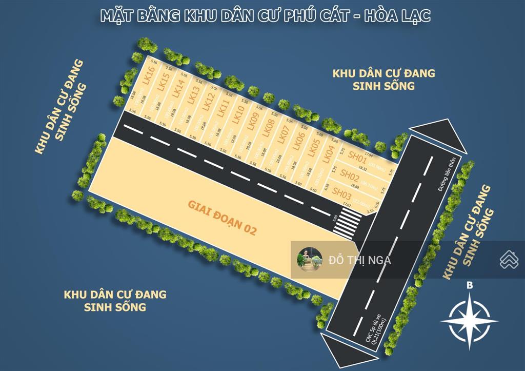 Chính chủ cần bán gấp 100m² thôn 7 phú cát đường oto tránh giá 4,1 tỷ.  0962 035 ***