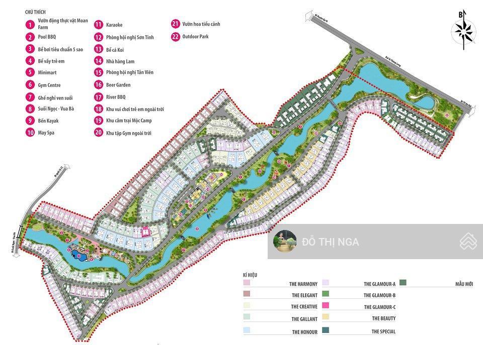 Chính chủ bán gấp biệt thự đơn lập 422m2 khu a xanh villas resort view suối ngọc.  0962 035 ***