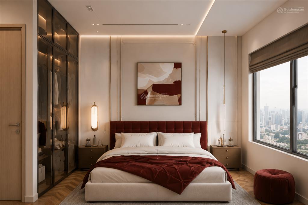 Một trong số ít căn 1pn (43m²) bán giá 2,2 tỷ all in toà lusso d'arte hướng đông tầng trung