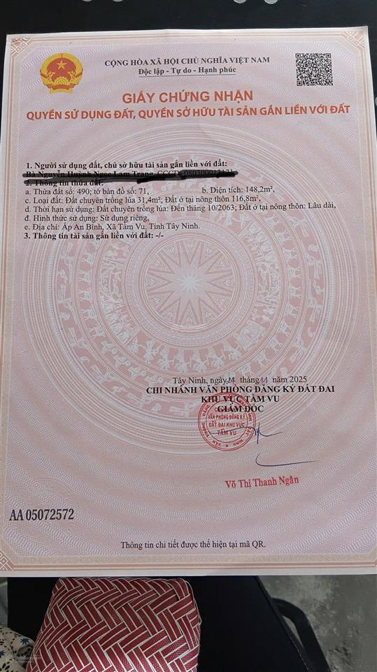 Bán 5x30 thổ cư đường đan xe tải vi vu cách nhựa nguyễn thông 200m gần nhiều kho xưởng đường thông