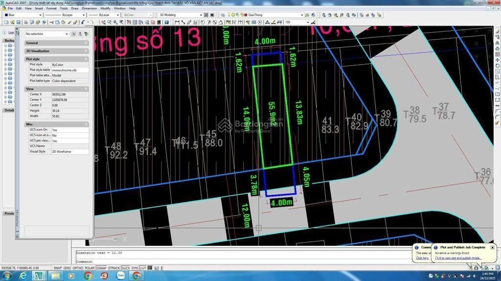 Chỉ 5,x tỷ  bán đất mặt tiền kdc an lạc  bình tân  80m²  4x20m  đường nhựa 8m  ko quy hoạch