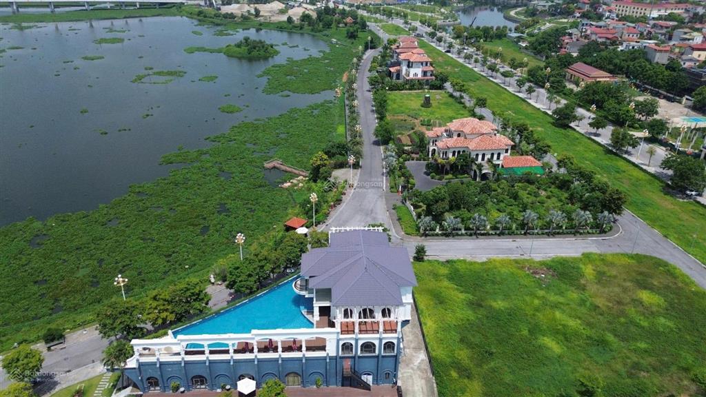 Đất nền biệt thự song lập kdt bắc đầm vạc  200m2  10m mặt  tây bắc  sẵn sổ  giá rẻ