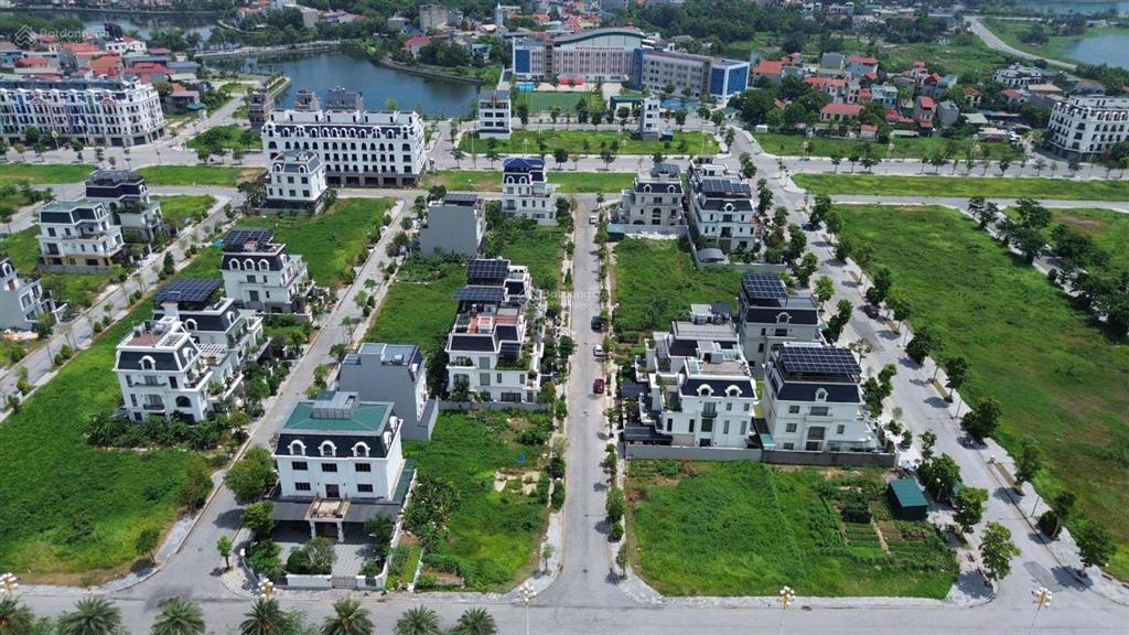 Đất nền biệt thự song lập kdt bắc đầm vạc  200m2  10m mặt  tây bắc  sẵn sổ  giá rẻ