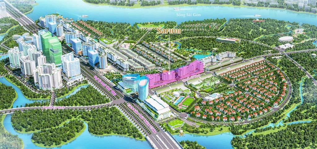 Bán shophouse sarimi sala vị trí hoa hậu mặt tiền kinh doanh đẹp | giá 69 tỷ | diện tích 213m²