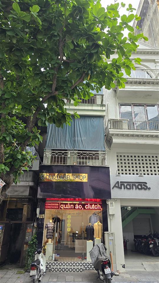 Cả nhà mặt phố số 123 mai hắc đế  sổ đỏ 76m2  3 tầng  mt 3.8m  chỉ cho thuê hd 1 năm  30triệu