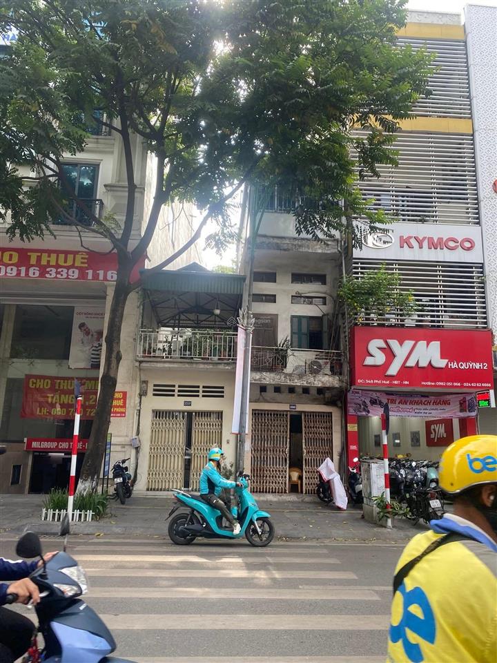 Bán nhà mặt phố số 350a phố huế và 350 phố huế quận hai bà trưng  dt 185m2  2 tầng  mt 6.5 mét