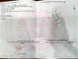 Bán đất tại trương hán siêu, thịnh lang, hòa bình, 11 tỷ, 225,2 m2 giá siêu hời chỉ với