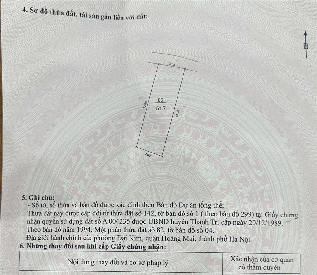 Bán đất kim giang, đại kim. ngõ nông gần phố, phù hợp xây ở  cho thuê. dt 52m2, vừa miếng, giá tốt
