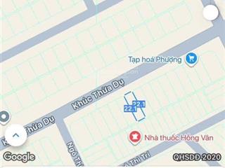 Chủ thanh khoản lô đất khu mega đường 10m5 khúc thừa dụ, sơn trà, nại hiên đông