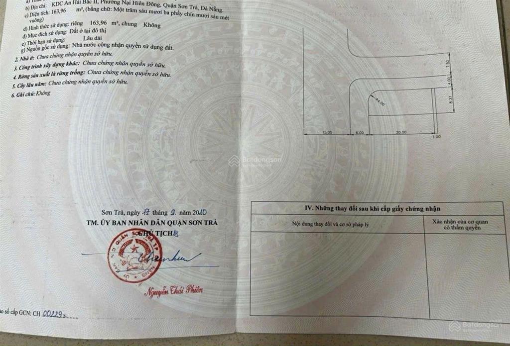 Thanh khoản lô góc 2 mặt tiền đường 15m5 trần hưng đạo trung tâm pháo hoa quốc tế sơn trà