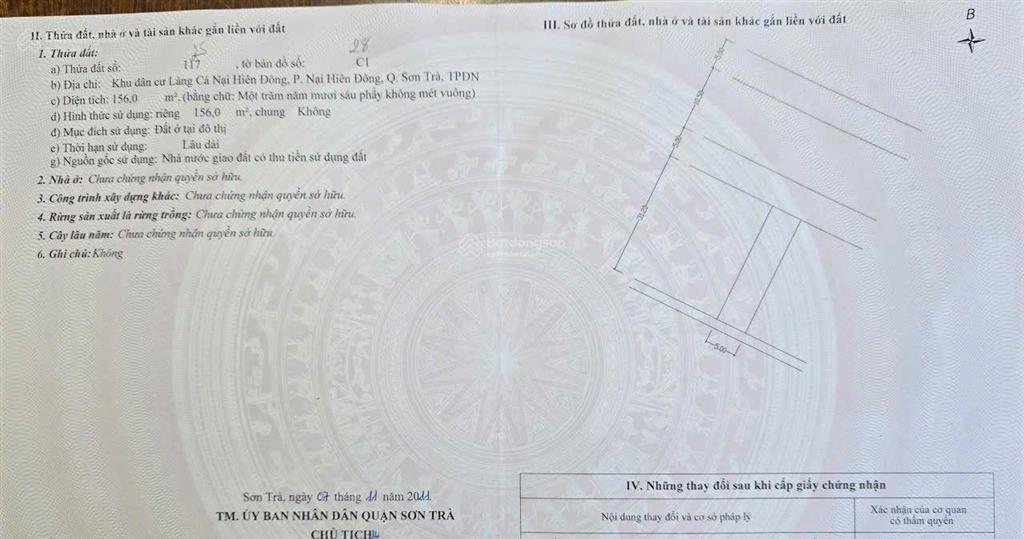 Chủ thanh khoản cặp đất đường 10m5 phạm huy thông, sơn trà, nại hiên đông