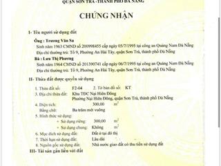Thanh khoản lô đất kèm tặng nhà đường 15m5 vân đồn sơn trà