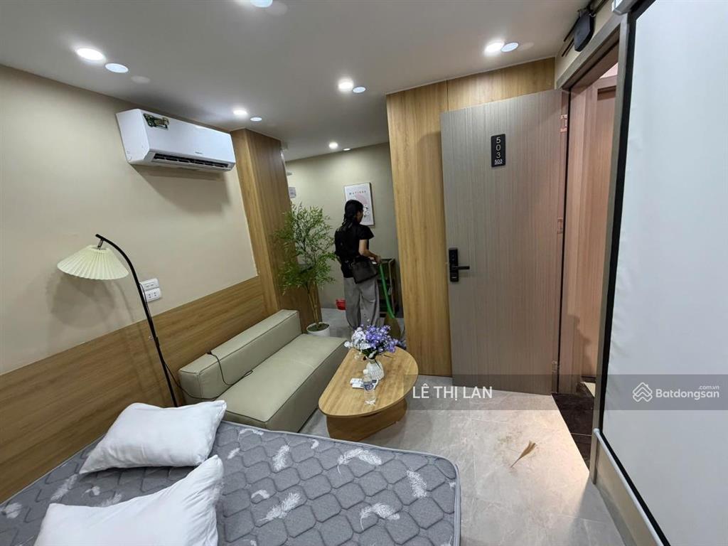 Nhỉnh 15 tỷ toà nhà dòng tiền 100tr/thang phố hào nam 60 m2 x7 tầng thang máy 17 phòng full xịn mới