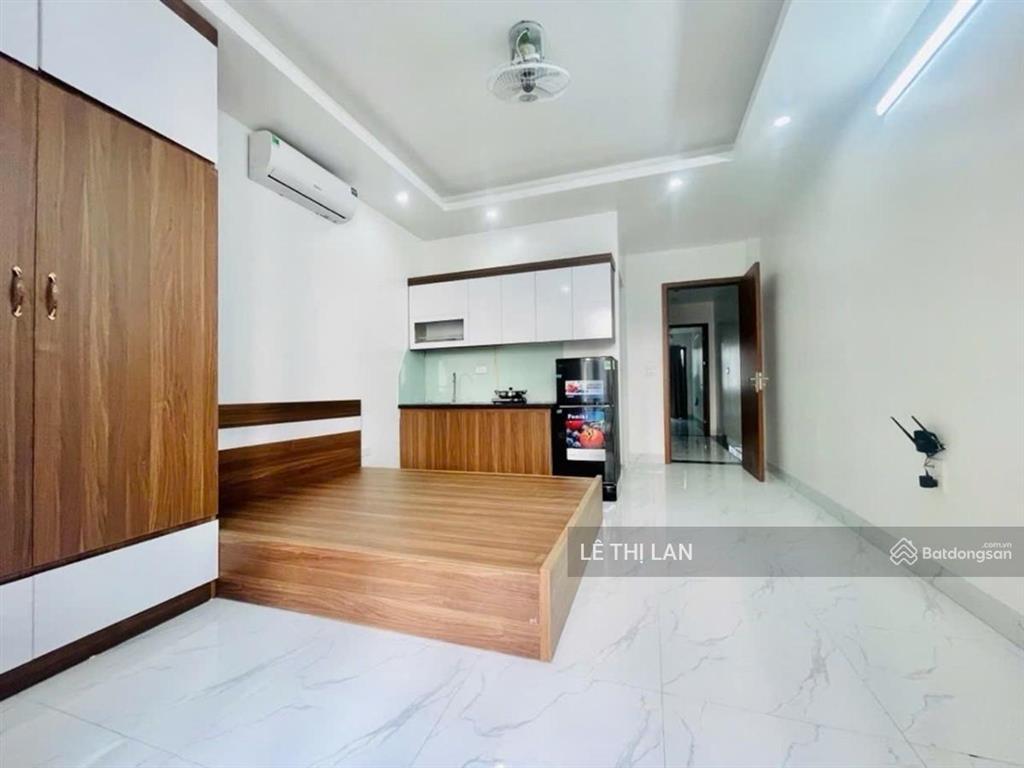 Bán tòa nhà thang máy 65m2 x 6 tầng 10 phòng thu nhập 40 tr/th ổn định ko qh sổ đỏ hbt full mới